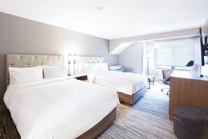 Chambre, Plusieurs lits | Literie de qualité, couette en duvet, lit avec matelas à plateau-coussin