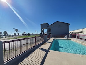 Seasonal outdoor pool