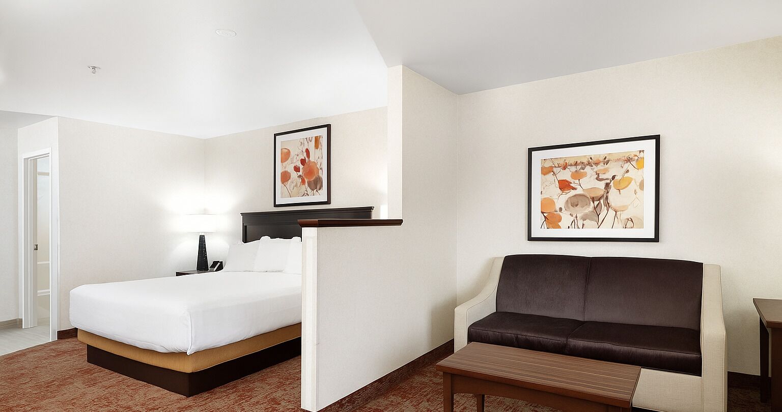 Standard King with Sofa bed, Non Smoking | Premium bedding, in-room safe, desk, laptop workspace