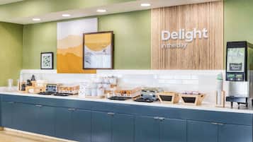 Free daily buffet breakfast