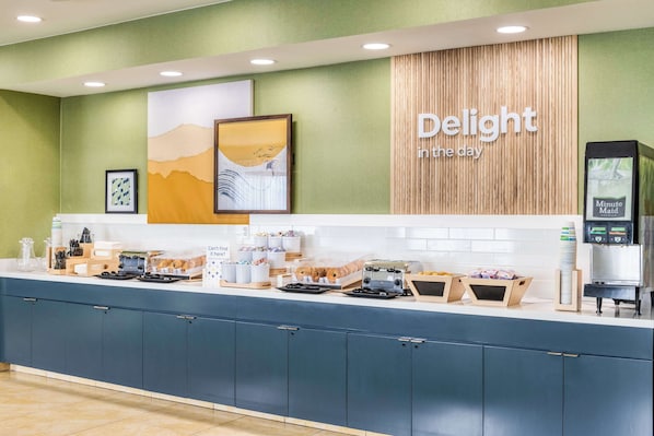Free daily buffet breakfast