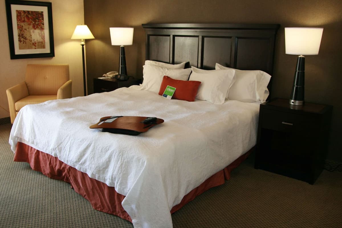 Desk, blackout curtains, iron/ironing board, free WiFi