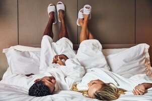 Room, 1 King Bed, Accessible Bathtub | Desk, blackout drapes, iron/ironing board, free WiFi