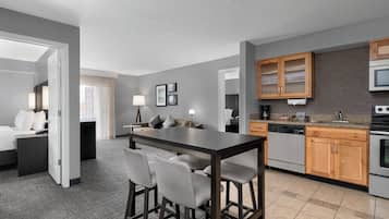 In-room safe, desk, laptop workspace, blackout drapes