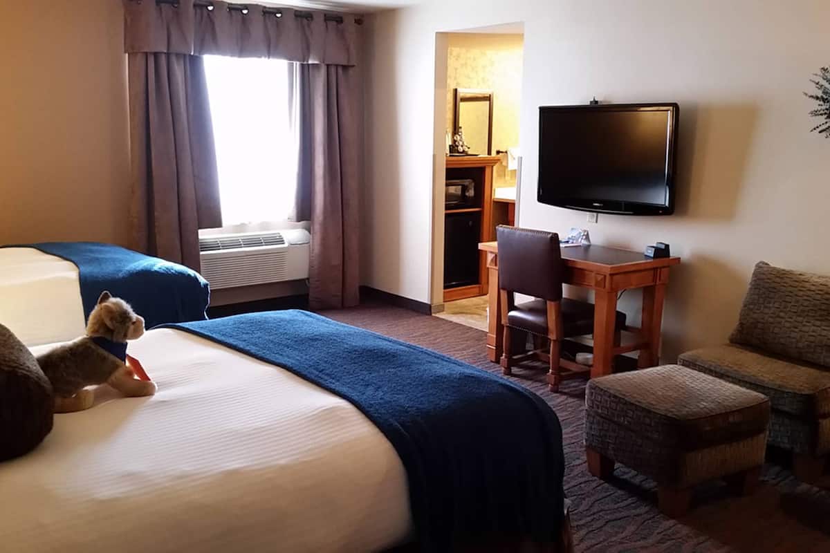 Chambre, 2 grands lits