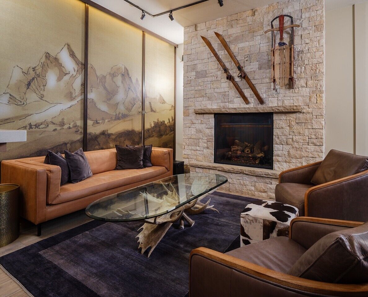 Sitteområde i lobbyen