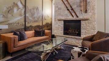 Área de estar no saguão