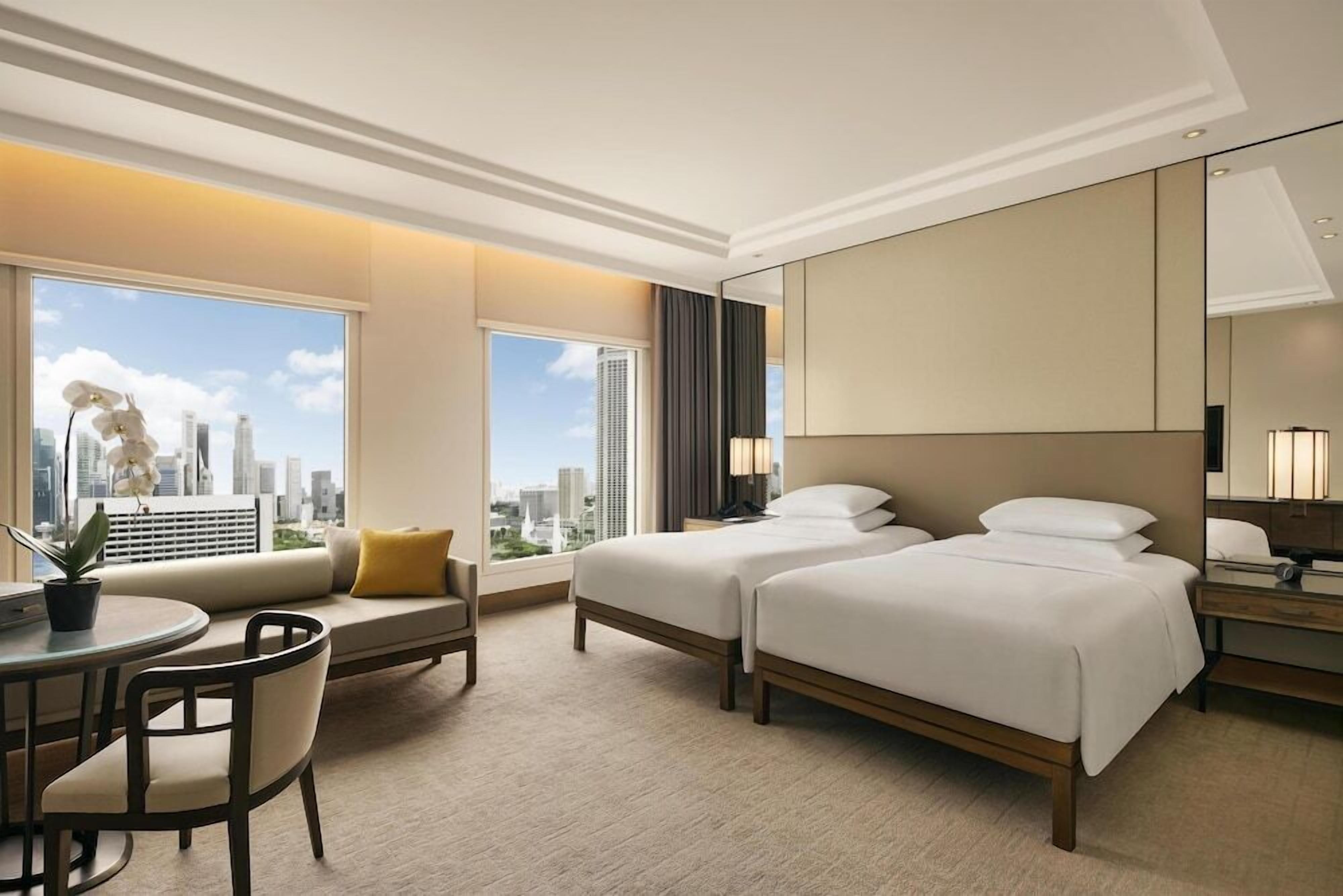 Premium bedding, down comforters, minibar, in-room safe