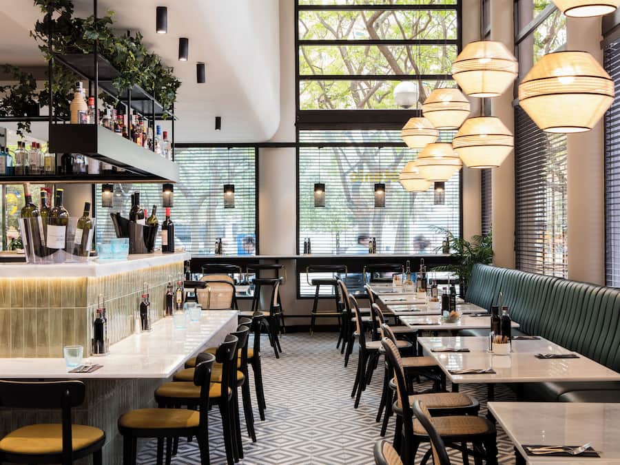 Mediterrane gerechten, buitendiner