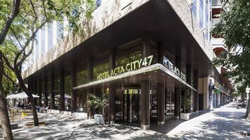 Voorkant van accommodatie