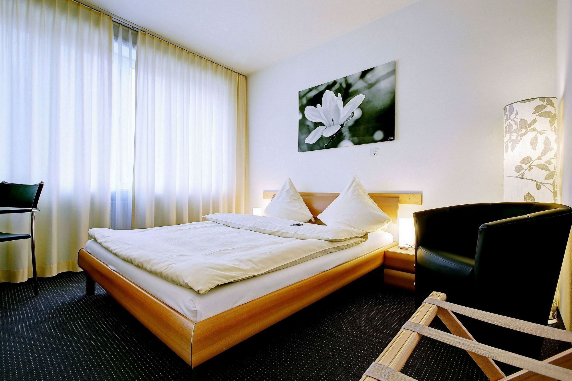 hypo-allergenic bedding, select comfort beds, desk, free wifi