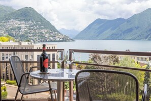 Terrace/patio - Hotel Delfino (Lugano)
