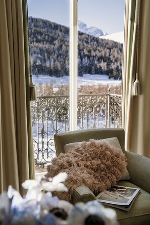 Junior Suite Premium | View from room - Grand Hotel Kronenhof (Pontresina)