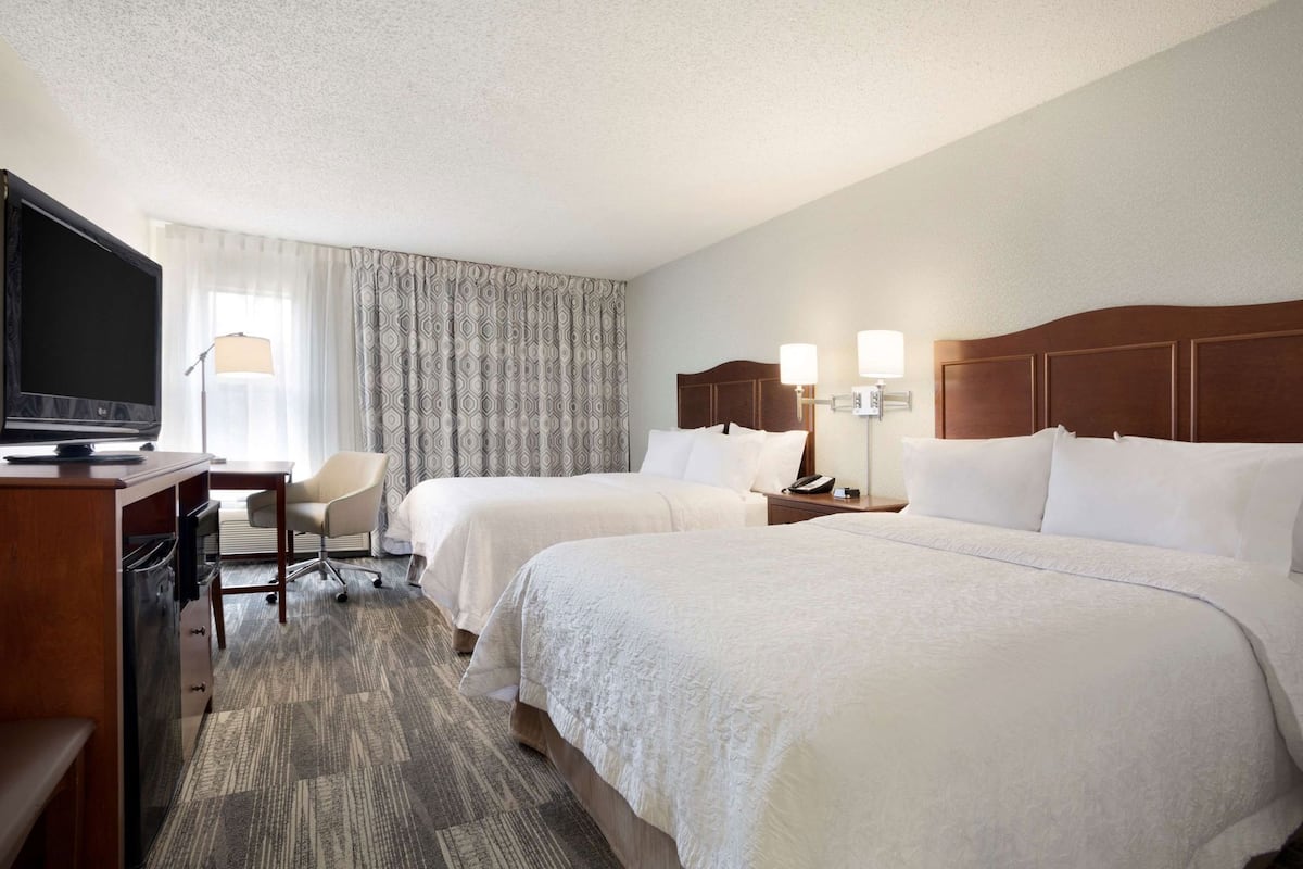 In-room safe, desk, laptop workspace, iron/ironing board