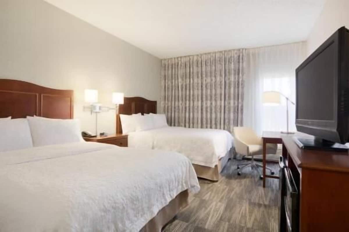 In-room safe, desk, laptop workspace, iron/ironing board