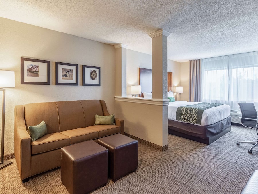 Suite, 1 Tempat Tidur King dengan tempat tidur Sofa, Bebas Asap Rokok | Meja kerja, tirai kedap cahaya, dan setrika/meja setrika