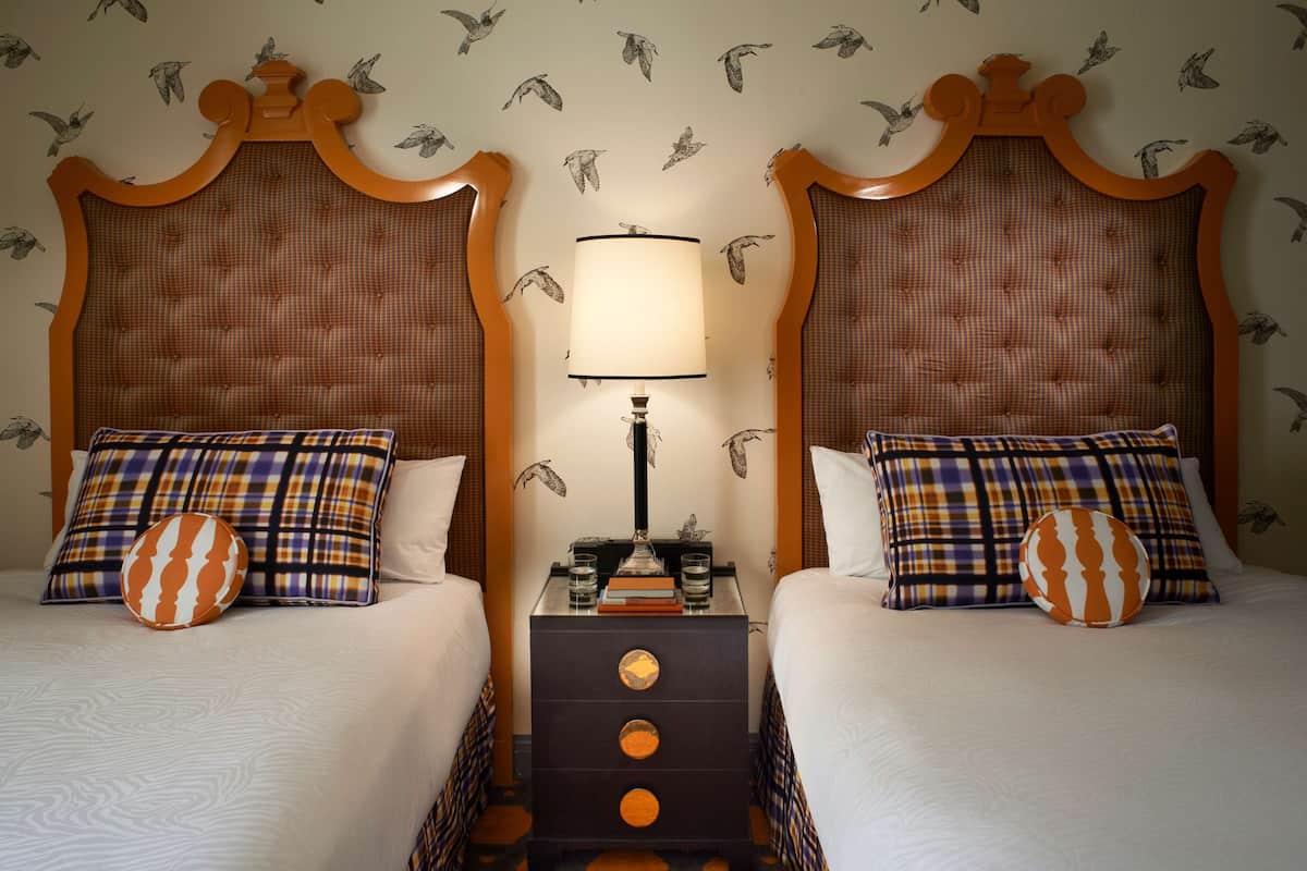 Deluxe Room, 2 Double Beds (Roll in Shower) | 1 bedroom, Egyptian cotton sheets, premium bedding, pillow-top beds