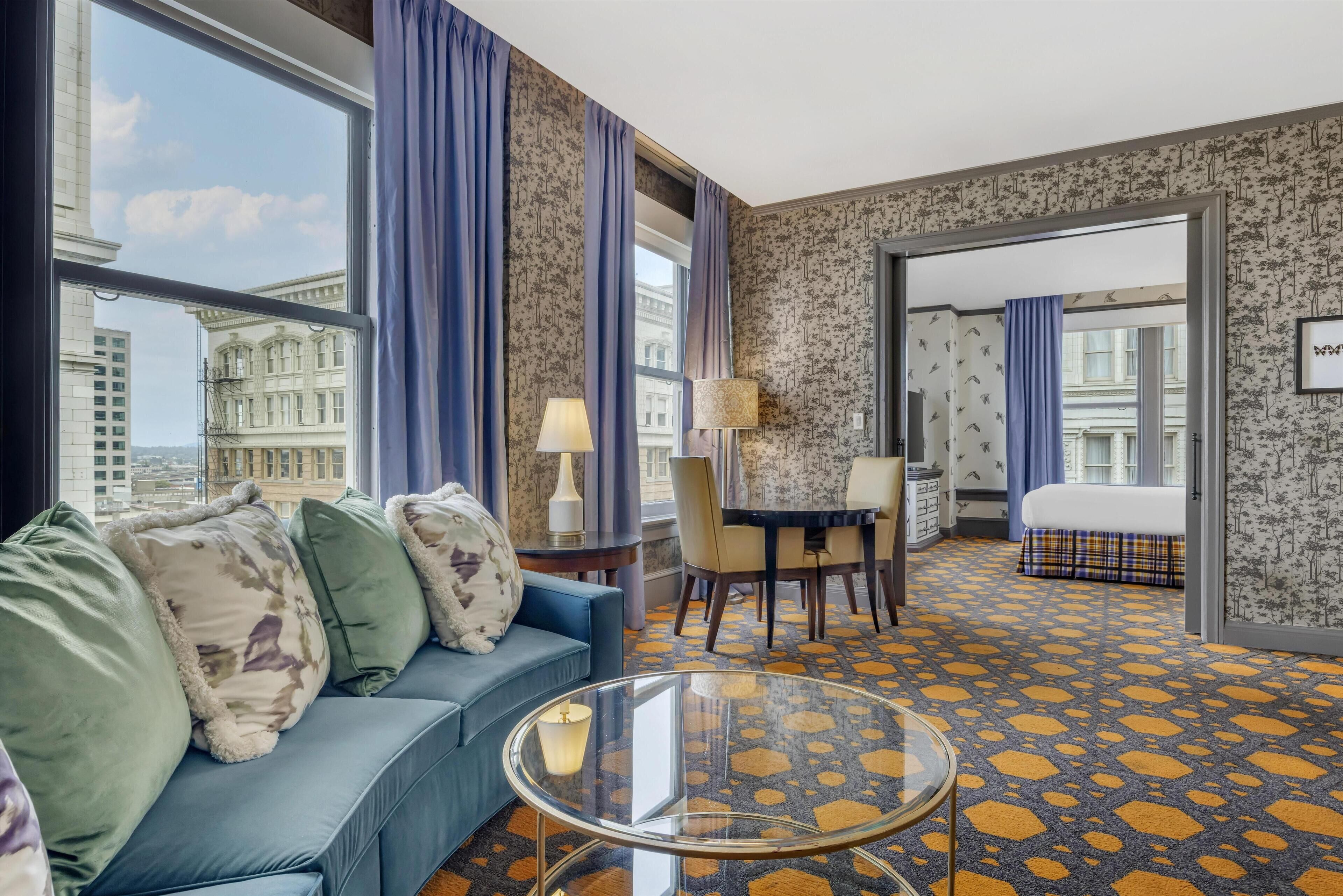 Egyptian cotton sheets, premium bedding, pillowtop beds, in-room safe