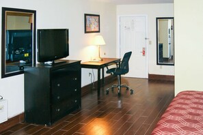 In-room safe, desk, iron/ironing board, free cribs/infant beds