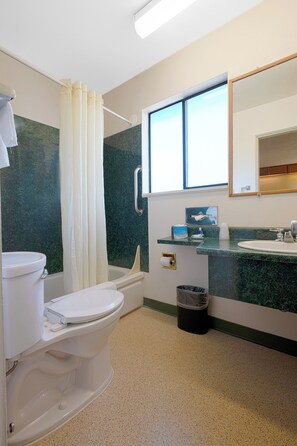 Free toiletries, hair dryer, towels