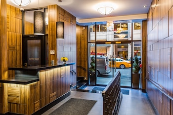 Interior entrance at Americana Inn