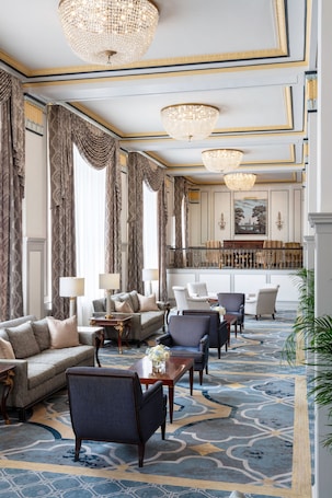 Lobby sitting area. The Francis Marion Hotel