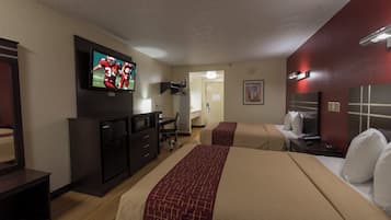 In-room safe, desk, laptop workspace, iron/ironing board