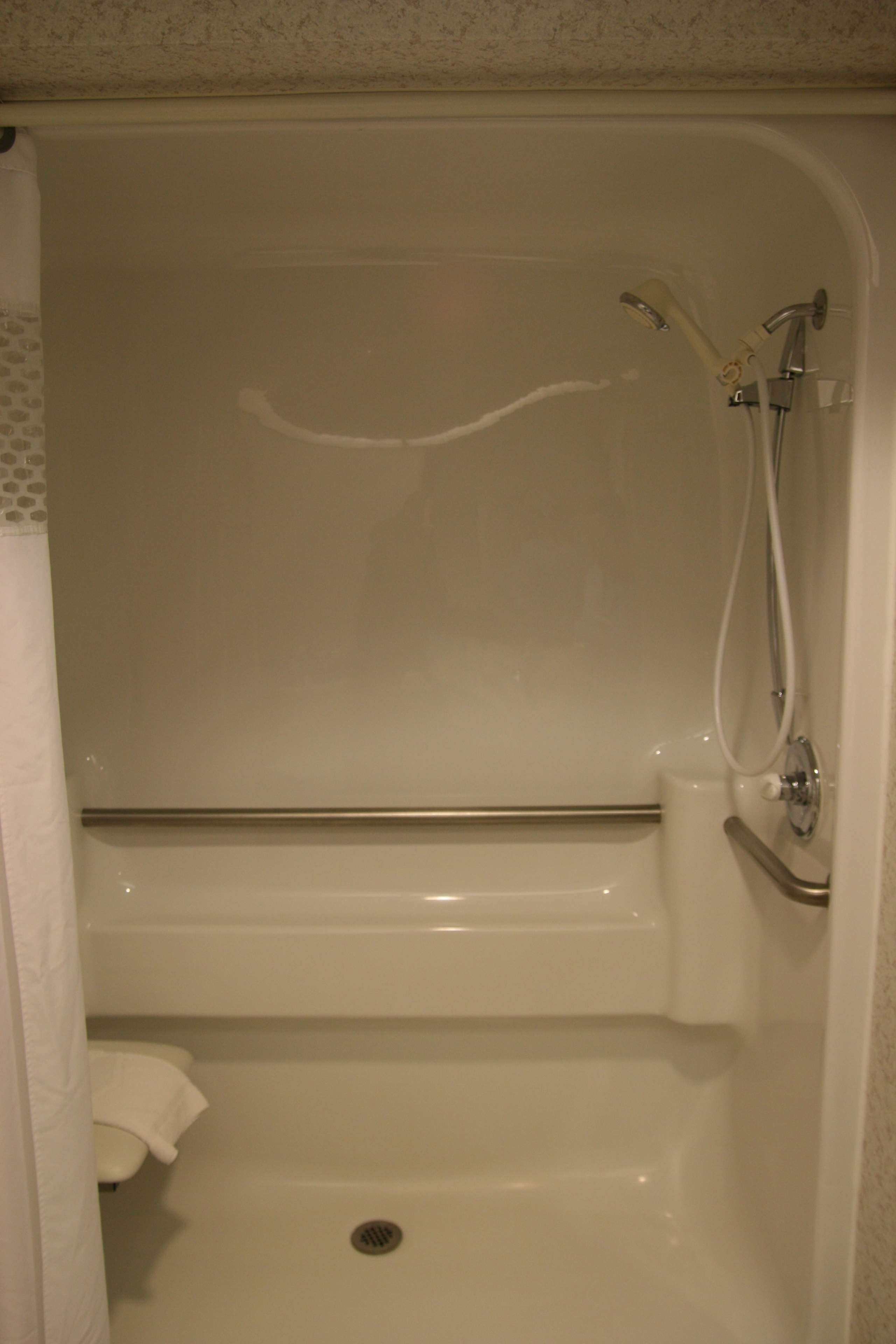 free toiletries, hair dryer, towels, soap