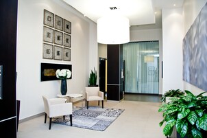 Sala de estar en el lobby