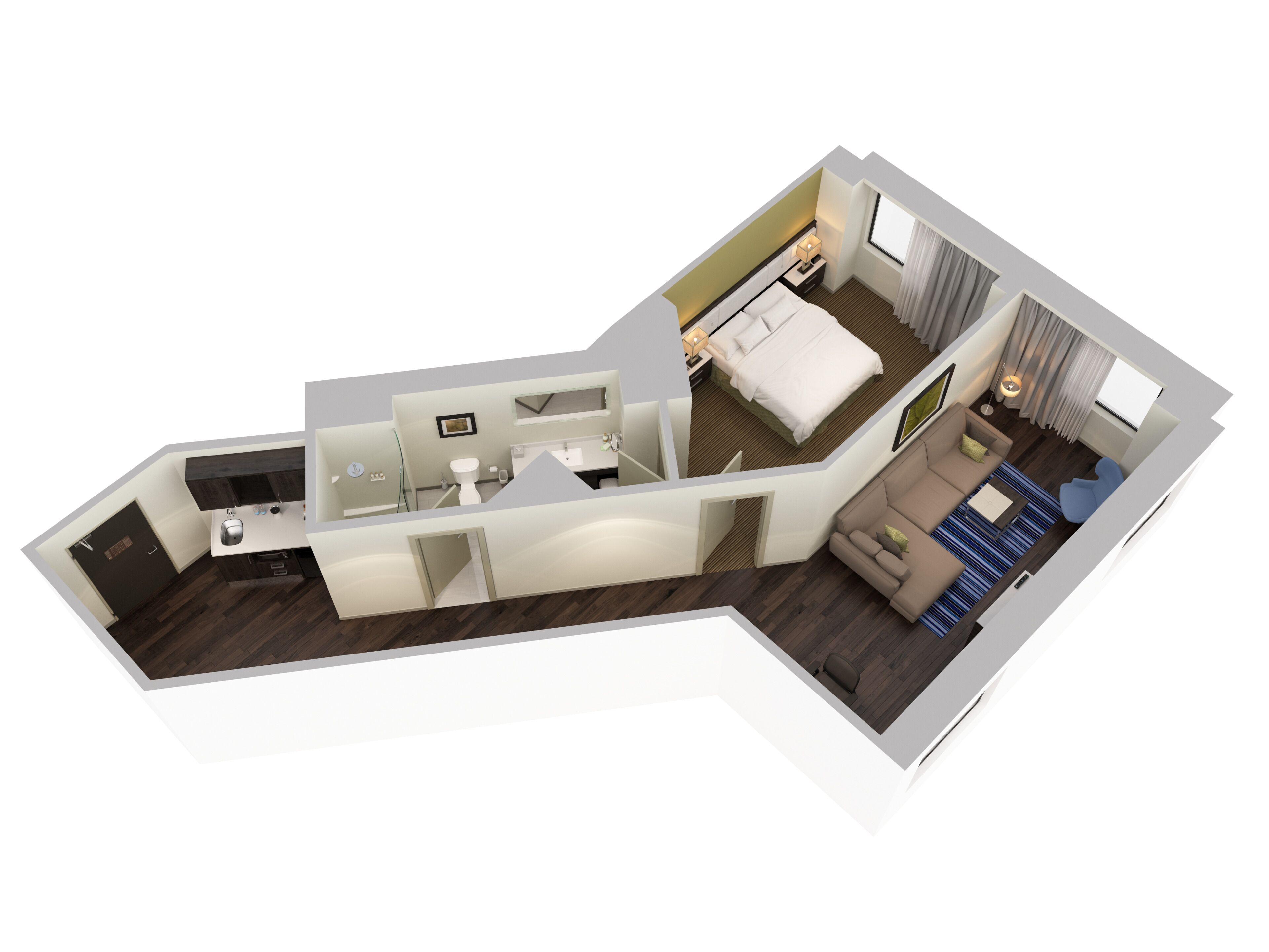 50-inch lcd tv with digital channels, tv, ipod dock