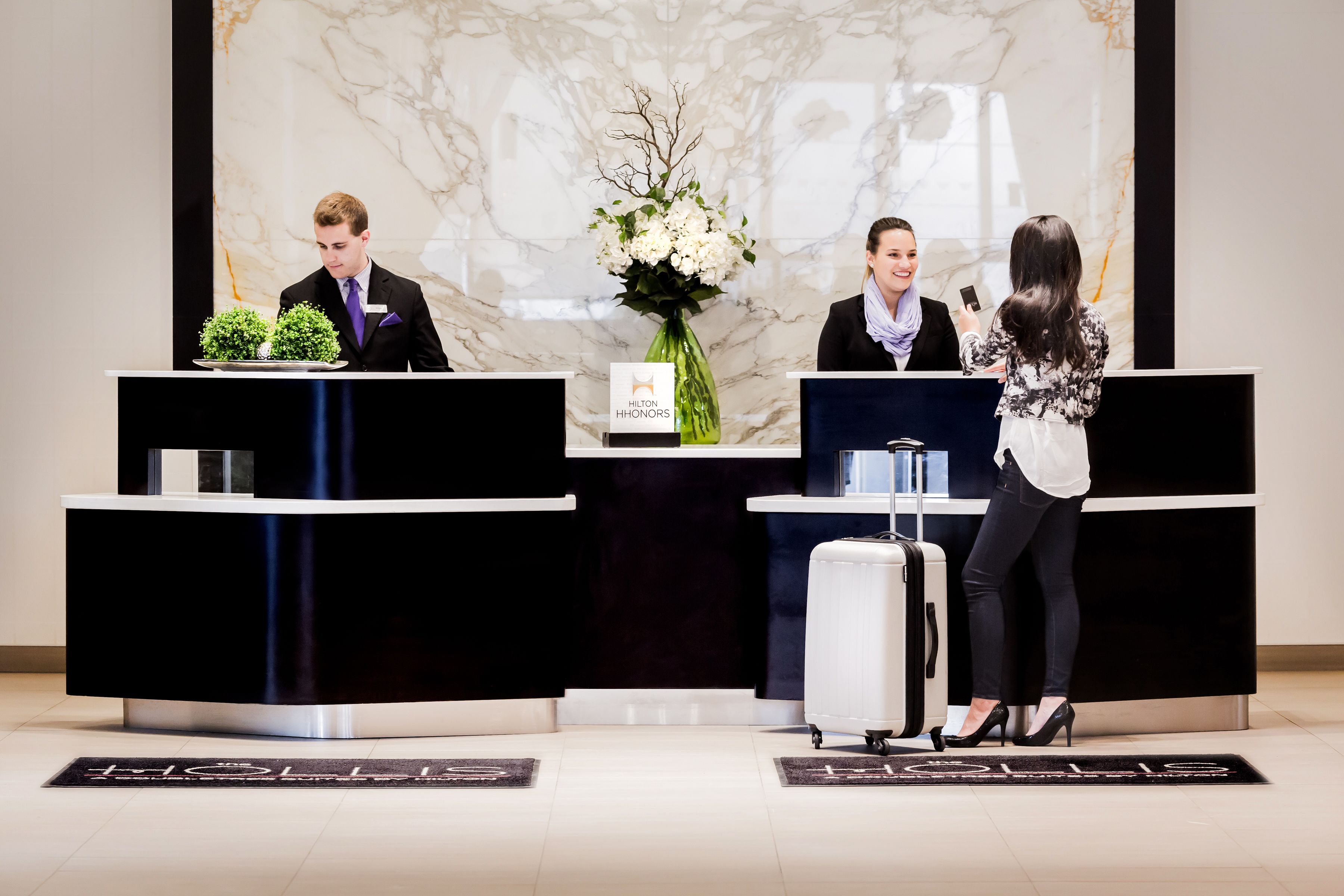 check-in/check-out kiosk