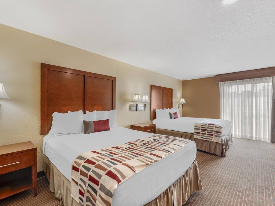 Blackout curtains, iron/ironing board, free cots/infant beds, free WiFi