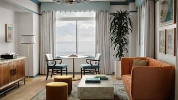 Down comforters, pillowtop beds, minibar, in-room safe