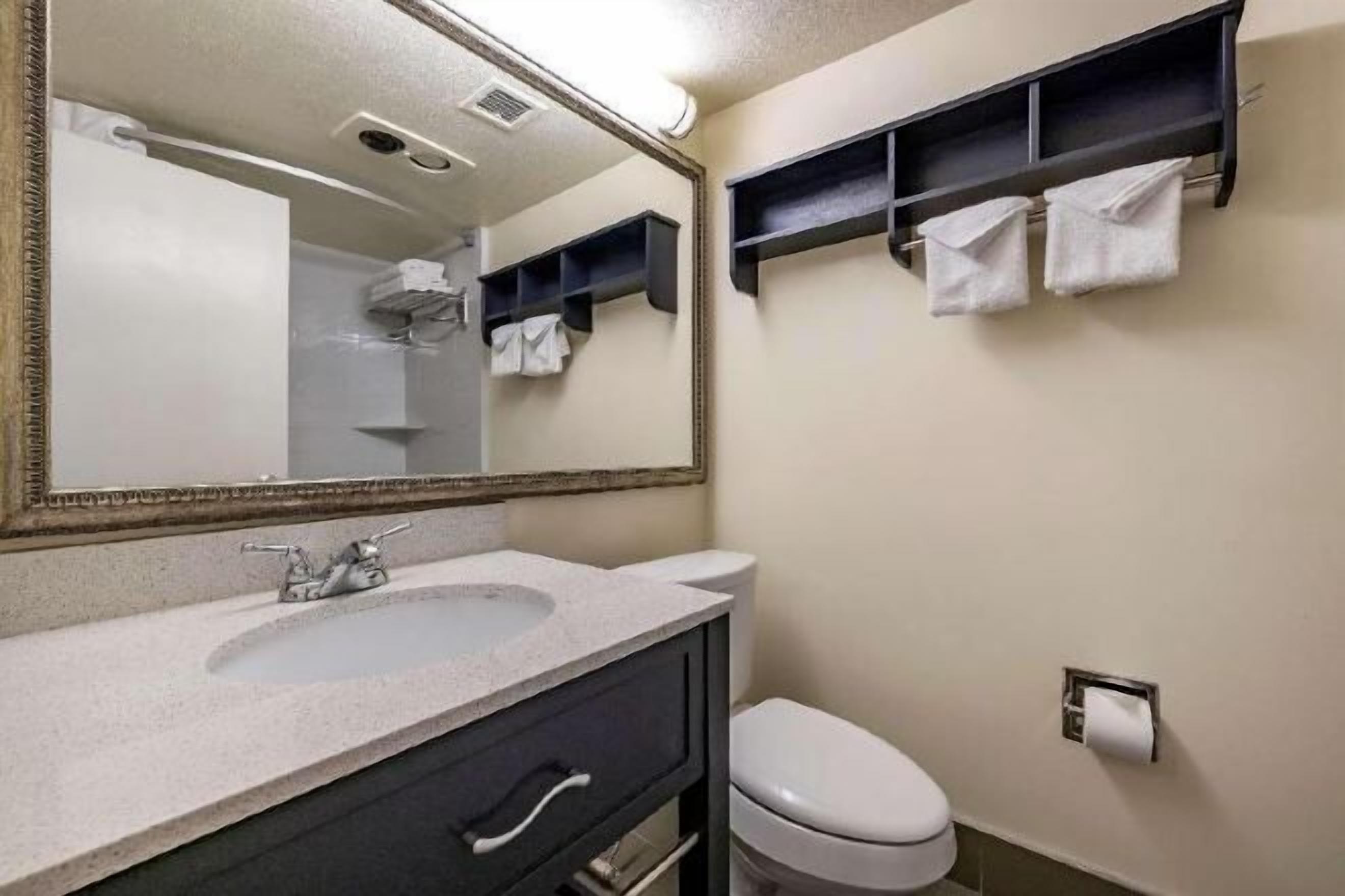 Bathroom | Combined shower/tub, free toiletries, hair dryer, towels