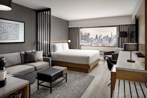 Premium bedding, pillowtop beds, in-room safe, desk
