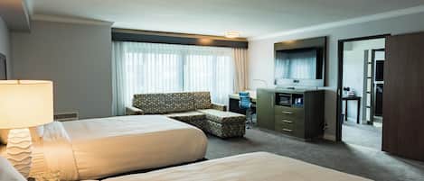 Suite, Multiple Beds, Non Smoking | Hypo-allergenic bedding, desk, blackout drapes, iron/ironing board