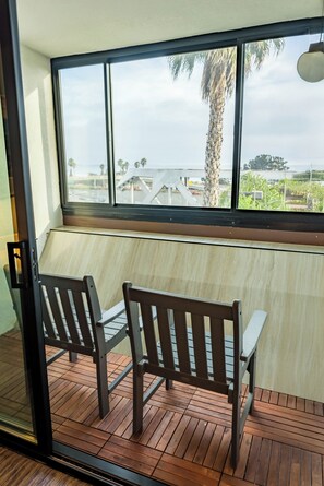 Deluxe-Zimmer, 1 King-Bett, Nichtraucher, Balkon (with Fireplace)