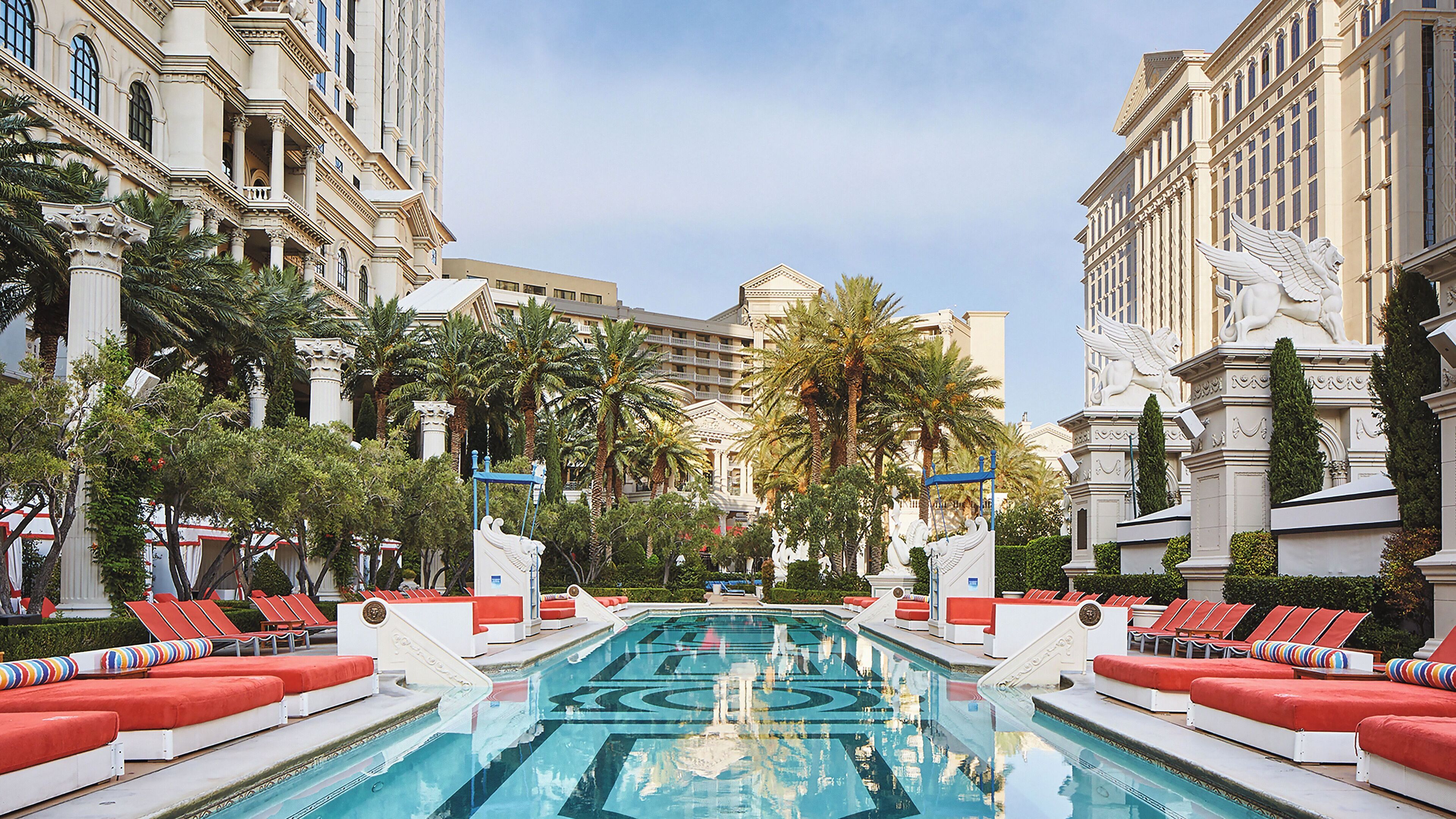 7 outdoor pools, open 9:00 AM to 5:00 PM, pool cabanas (surcharge)