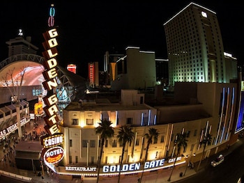 Front of property - evening/night at Golden Gate Hotel and Casino