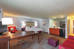 Room, 1 King Bed with Sofa bed, Non Smoking | Desk, laptop workspace, soundproofing, iron/ironing board