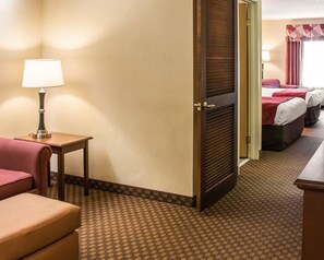 Suite, 2 Queen Beds, Non Smoking | 1 bedroom, Egyptian cotton sheets, premium bedding, in-room safe