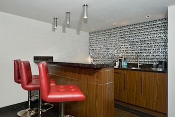 Private kitchenette at the D Las Vegas