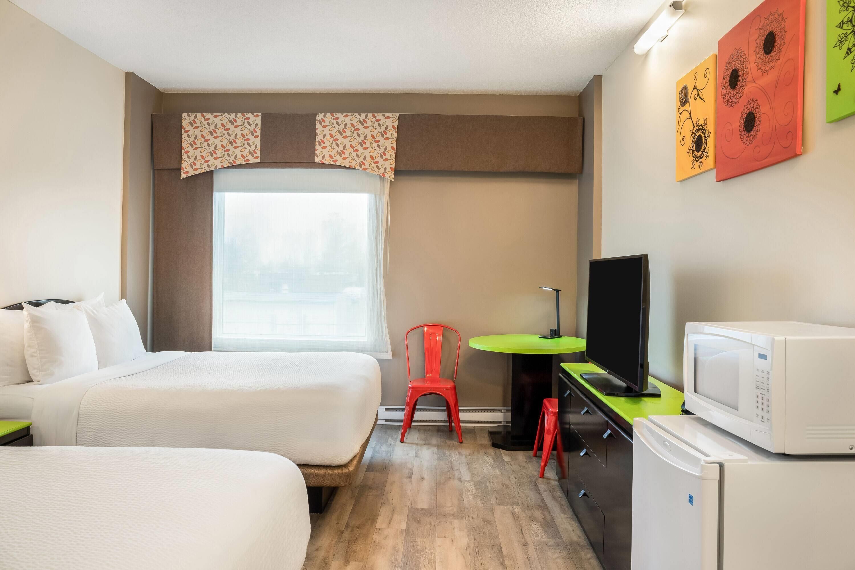 Room, 2 Double Beds, Non Smoking | Premium bedding, down comforters, pillowtop beds, individually decorated