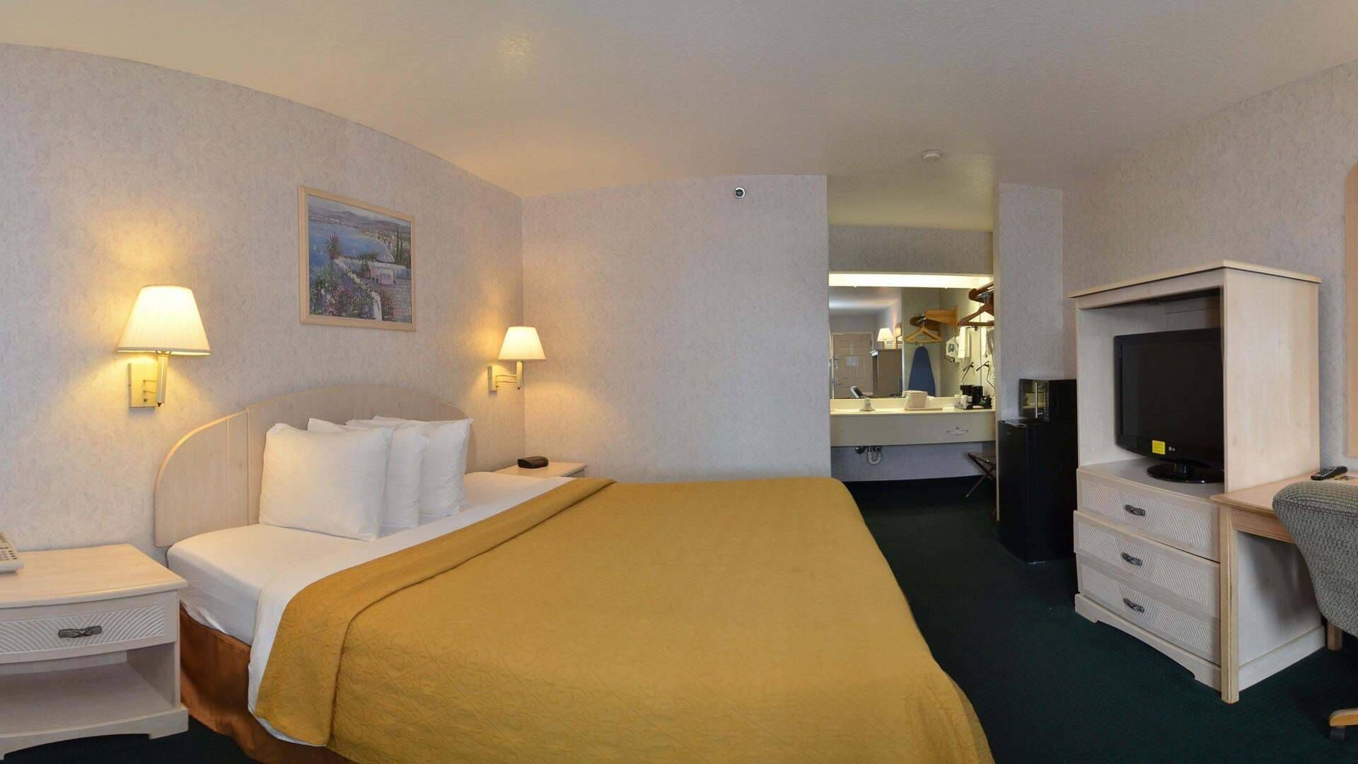 In-room safe, blackout curtains, iron/ironing board, rollaway beds