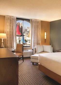 Royal Tower King Room | View from room at Excalibur Hotel & Casino