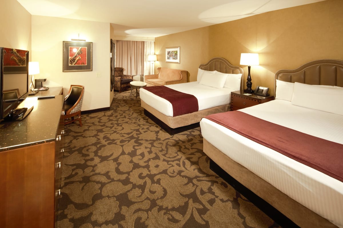 In-room safe, blackout curtains, iron/ironing board
