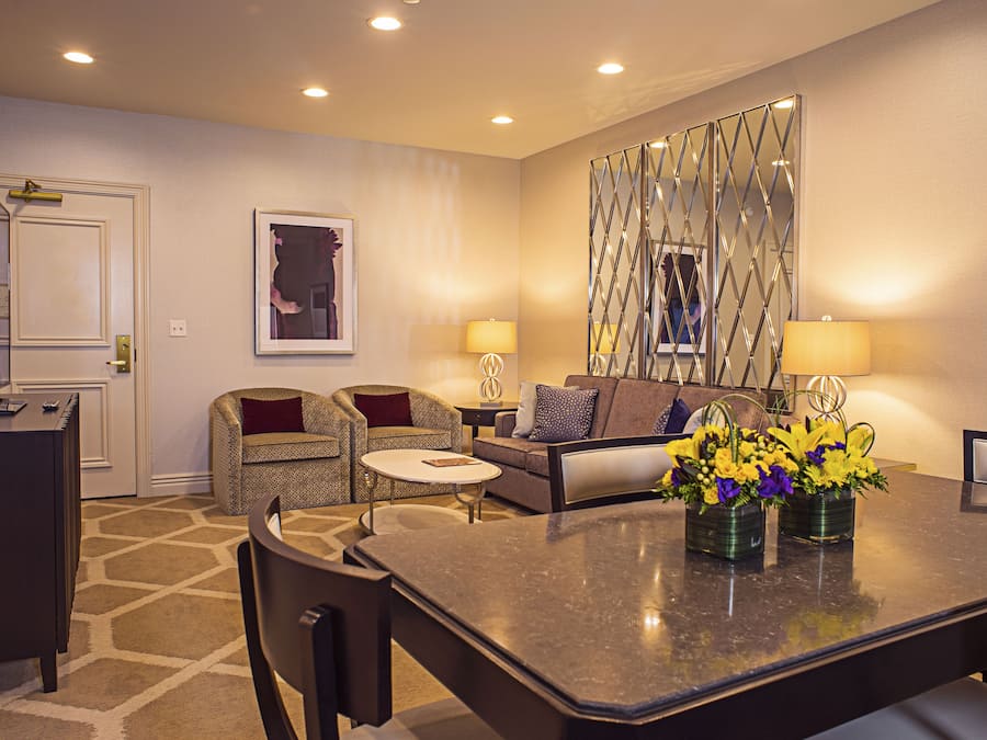 42-inch flat-screen TV with cable channels, TV, pay movies