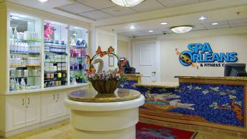 Couples treatment rooms, steam room, body treatments, aromatherapy