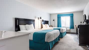 Room, 2 Queen Beds, Non Smoking (Dog Friendly) | Premium bedding, in-room safe, desk, blackout drapes