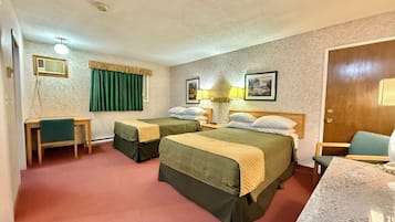 Double Room, 2 Double Beds | Desk, iron/ironing board, free WiFi, bed sheets